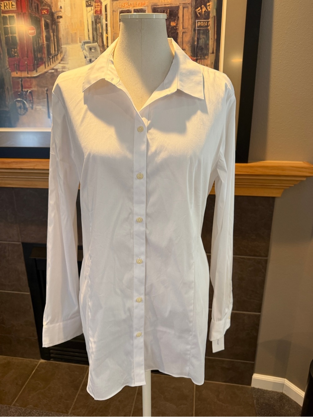 NWT Classic White Button Down Shirt